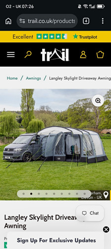 Trail langley awning - trail, *used